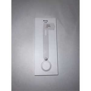 Apple MX4F2ZM/A White Lightweight Portable Matte Air Tag Loop
